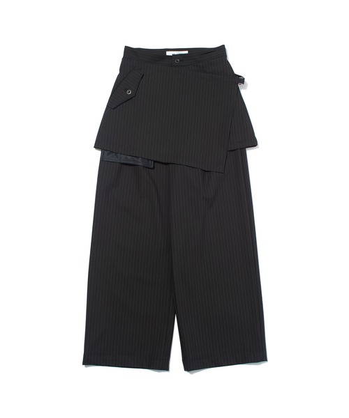 F/CE. （エフシーイー）の「F/CE. WATERPROOF DUAL-LAYER WRAP TROUSERS / エフシーイー  ウォータープルーフ デュアルレイヤーラップトラウザーズ（その他パンツ・メンズ・ブラック/グレー/ストライプ・SMALL/MEDIUM）」の3枚目の写真