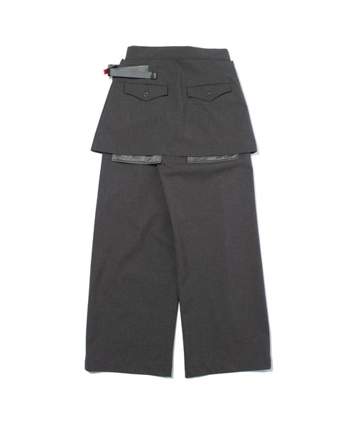 F/CE. （エフシーイー）の「F/CE. WATERPROOF DUAL-LAYER WRAP TROUSERS / エフシーイー  ウォータープルーフ デュアルレイヤーラップトラウザーズ（その他パンツ・メンズ・ブラック/グレー/ストライプ・SMALL/MEDIUM）」の5枚目の写真