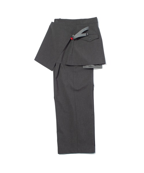 F/CE. （エフシーイー）の「F/CE. WATERPROOF DUAL-LAYER WRAP TROUSERS / エフシーイー  ウォータープルーフ デュアルレイヤーラップトラウザーズ（その他パンツ・メンズ・ブラック/グレー/ストライプ・SMALL/MEDIUM）」の7枚目の写真