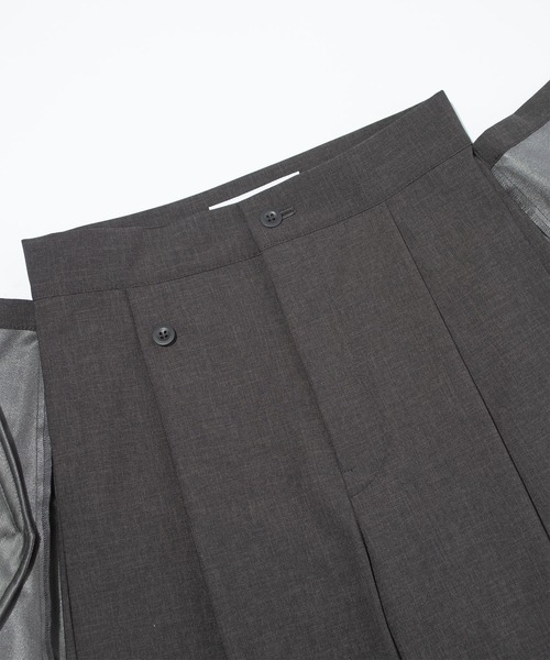 F/CE. （エフシーイー）の「F/CE. WATERPROOF DUAL-LAYER WRAP TROUSERS / エフシーイー  ウォータープルーフ デュアルレイヤーラップトラウザーズ（その他パンツ・メンズ・ブラック/グレー/ストライプ・SMALL/MEDIUM）」の12枚目の写真