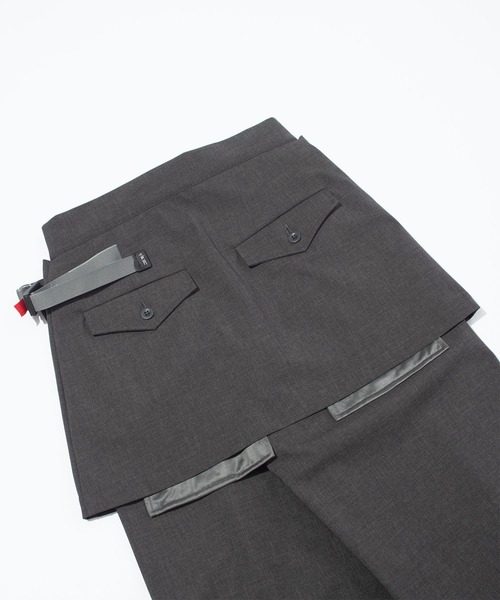 F/CE. （エフシーイー）の「F/CE. WATERPROOF DUAL-LAYER WRAP TROUSERS / エフシーイー  ウォータープルーフ デュアルレイヤーラップトラウザーズ（その他パンツ・メンズ・ブラック/グレー/ストライプ・SMALL/MEDIUM）」の16枚目の写真