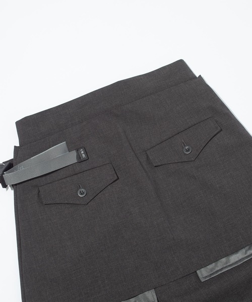 F/CE. （エフシーイー）の「F/CE. WATERPROOF DUAL-LAYER WRAP TROUSERS / エフシーイー  ウォータープルーフ デュアルレイヤーラップトラウザーズ（その他パンツ・メンズ・ブラック/グレー/ストライプ・SMALL/MEDIUM）」の17枚目の写真