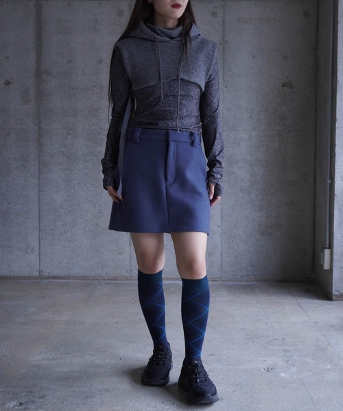 G.V.G.V.(ジーヴィージーヴィー)の「BALACLAVA(ネックウォーマー/スヌード・メンズ・アイボリー系/ダークグレー・ONE SIZE)」の11枚目の写真