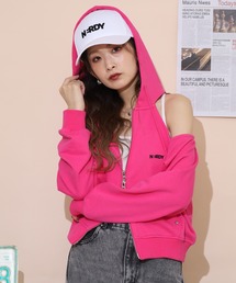 サークルロゴ フーディ ピンク うさちゃんフーディー - Ank Rouge(アンクルージュ)のTシャツ