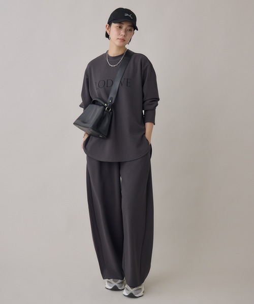 Paradise Picnic（パラダイスピクニック）の「cloche カットジョーゼットバレルパンツ（その他パンツ・レディース・ブラック/チャコールグレー/ベージュ・FREE）」の16枚目の写真