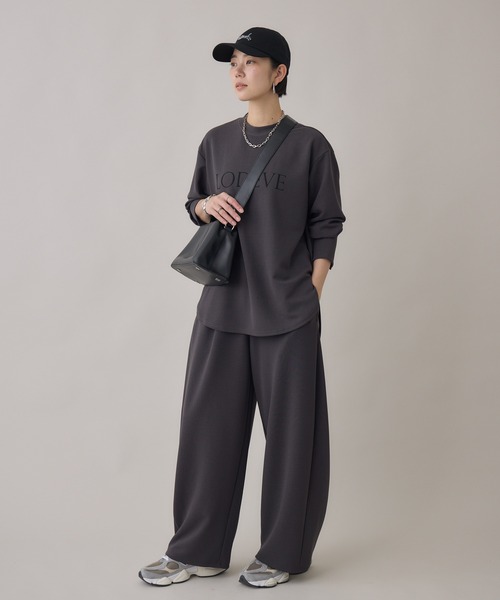 Paradise Picnic（パラダイスピクニック）の「cloche カットジョーゼットバレルパンツ（その他パンツ・レディース・ブラック/チャコールグレー/ベージュ・FREE）」の17枚目の写真