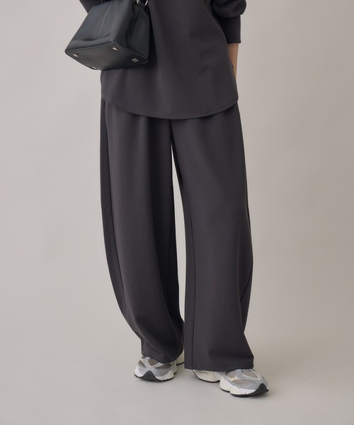 Paradise Picnic（パラダイスピクニック）の「cloche カットジョーゼットバレルパンツ（その他パンツ・レディース・ブラック/チャコールグレー/ベージュ・FREE）」の19枚目の写真