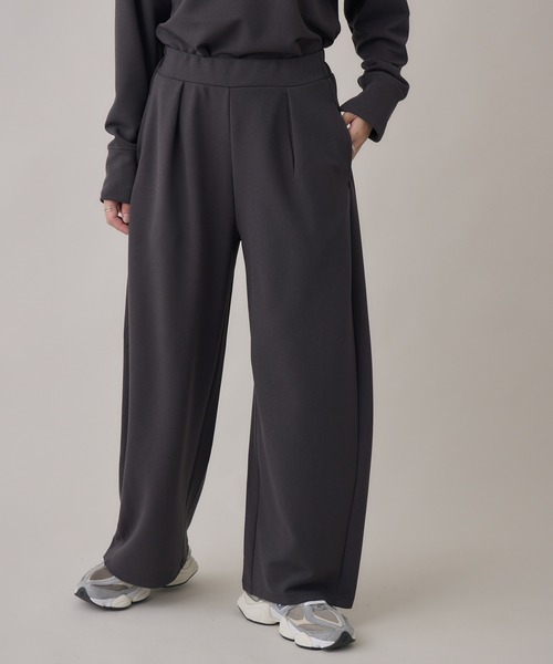 Paradise Picnic（パラダイスピクニック）の「cloche カットジョーゼットバレルパンツ（その他パンツ・レディース・ブラック/チャコールグレー/ベージュ・FREE）」の22枚目の写真