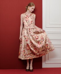 定価5万以上♥ルルウィルビー 花柄ワンピース LOULOU WILLOUGHBY】小花プリント ワンピース|allureville