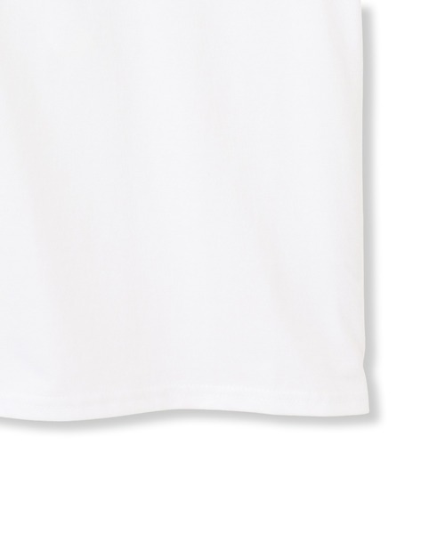 Droite lautreamont(ドロワットロートレアモン)の「フリンジコードロゴTシャツ≪手洗い可能≫(Tシャツ/カットソー・レディース・オフホワイト/ブラック・M)」の7枚目の写真
