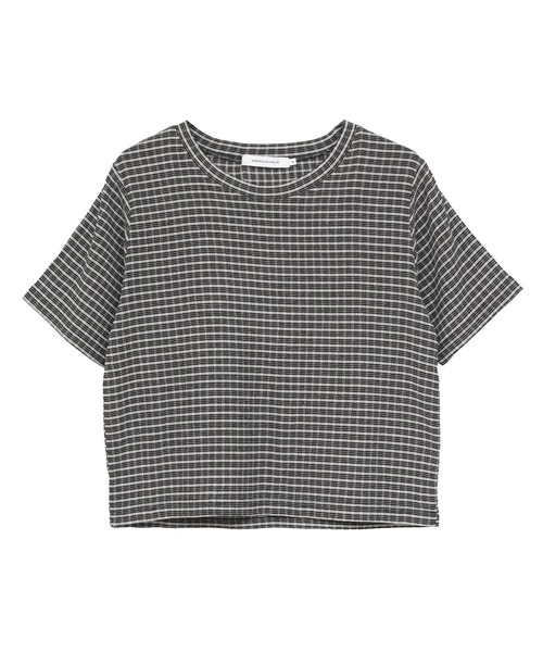AMERICAN HOLIC(アメリカンホリック)の「アソートシャーリング半袖プルオーバー(Tシャツ/カットソー・レディース・ブラック/その他14/チェック・M/L)」の14枚目の写真