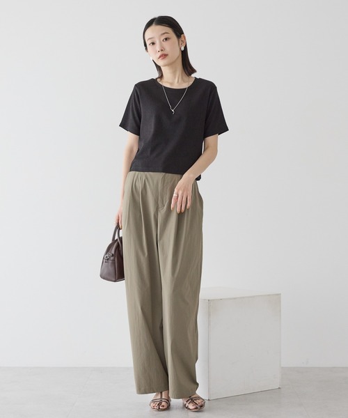 AMERICAN HOLIC(アメリカンホリック)の「アソートシャーリング半袖プルオーバー(Tシャツ/カットソー・レディース・ブラック/その他14/チェック・M/L)」の4枚目の写真