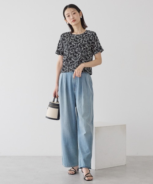 AMERICAN HOLIC(アメリカンホリック)の「アソートシャーリング半袖プルオーバー(Tシャツ/カットソー・レディース・ブラック/その他14/チェック・M/L)」の7枚目の写真