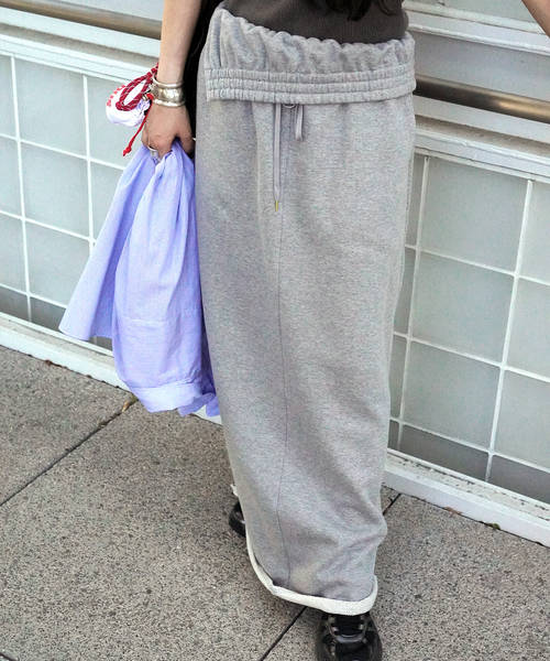 フォールドオーバースウェットスカート（スカート）｜AP STUDIO