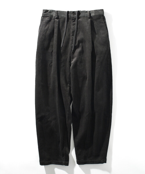 FREAK'S STORE（フリークスストア）の「限定展開 ワイドシルエット コーデュロイ タックパンツ（その他パンツ・メンズ・ブラウン/ベージュ/ブラック/チャコールグレー・LARGE/MEDIUM/SMALL）」の5枚目の写真