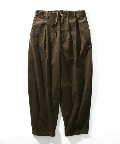 FREAK'S STORE（フリークスストア）の「限定展開 ワイドシルエット コーデュロイ タックパンツ（その他パンツ・メンズ・ブラウン/ベージュ/ブラック/チャコールグレー・LARGE/MEDIUM/SMALL）」の7枚目の写真