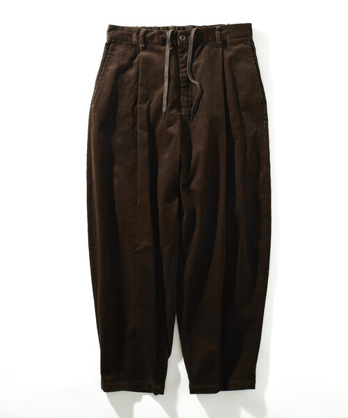 FREAK'S STORE（フリークスストア）の「限定展開 ワイドシルエット コーデュロイ タックパンツ（その他パンツ・メンズ・ブラウン/ベージュ/ブラック/チャコールグレー・LARGE/MEDIUM/SMALL）」の8枚目の写真