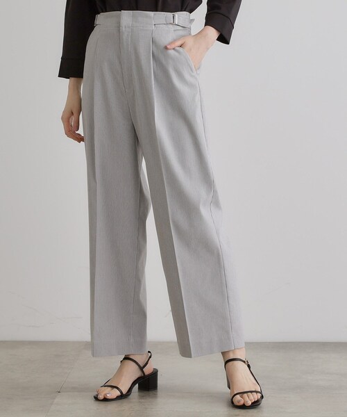 grove(グローブ)の「【接触冷感】ハイパーストレッチワイドパンツ(その他パンツ・レディース・ブルー系その他/ネイビー/ホワイト系5・01/02/03/04/05)」の12枚目の写真