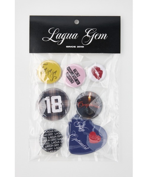 CAN BADGE 7 PIECES SET（バッジ）｜LAGUA GEM（ラグアジェム）の