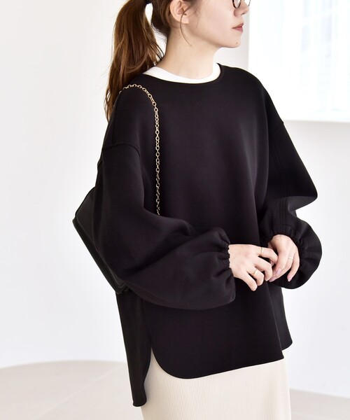 セール】quaranciel:〈洗濯機可能〉ポンチ ボリュームスリーブ ビッグ