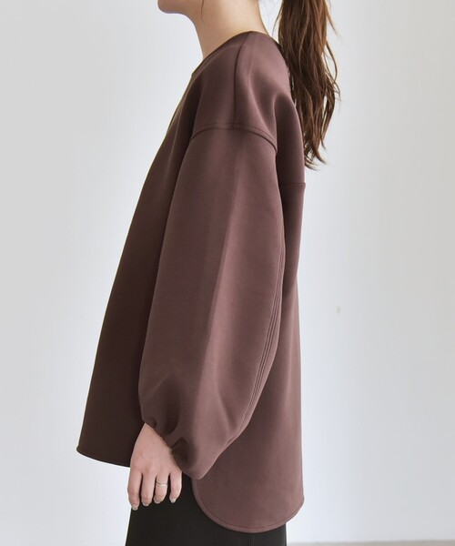 セール】quaranciel:〈洗濯機可能〉ポンチ ボリュームスリーブ ビッグ