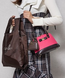 dazzlin（ダズリン）の「【dazzlin/ダズリン】バレッタリボン　エコバッグ入バッグチャーム付　ミニハンドバッグ（ハンドバッグ）」