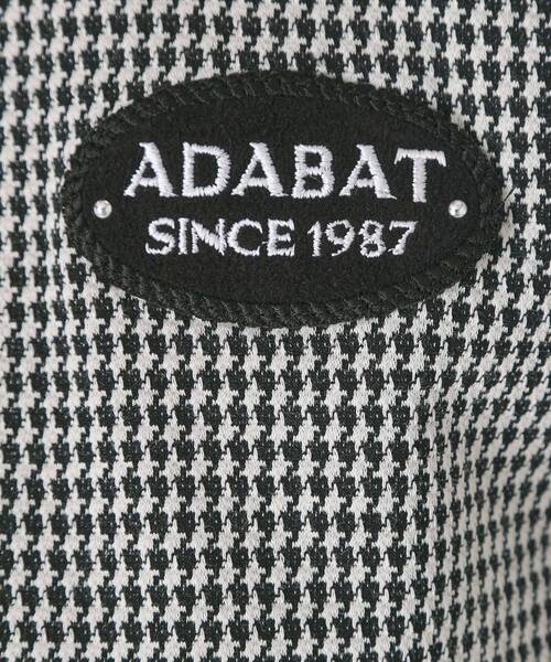 adabat(アダバット)の「【吸水速乾】千鳥ジャカードポロシャツ(ポロシャツ・レディース・ブラック系1/ネイビー/ネイビー系6・42/40/38/36)」の11枚目の写真