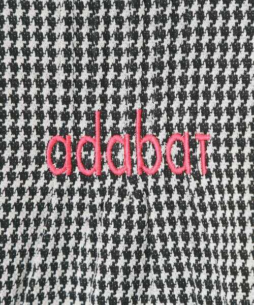 adabat(アダバット)の「【吸水速乾】千鳥ジャカードポロシャツ(ポロシャツ・レディース・ブラック系1/ネイビー/ネイビー系6・42/40/38/36)」の18枚目の写真