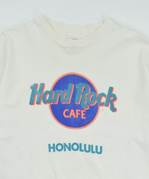 LABORATORY R(ラボラトリーアール)の「【USED】90’s HARD ROCK CAFE 企業ロゴ Tシャツ USA製(Tシャツ/カットソー・メンズ・ホワイト・X-LARGE)」の2枚目の写真