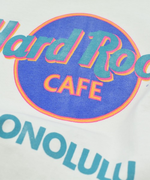 LABORATORY R(ラボラトリーアール)の「【USED】90’s HARD ROCK CAFE 企業ロゴ Tシャツ USA製(Tシャツ/カットソー・メンズ・ホワイト・X-LARGE)」の3枚目の写真