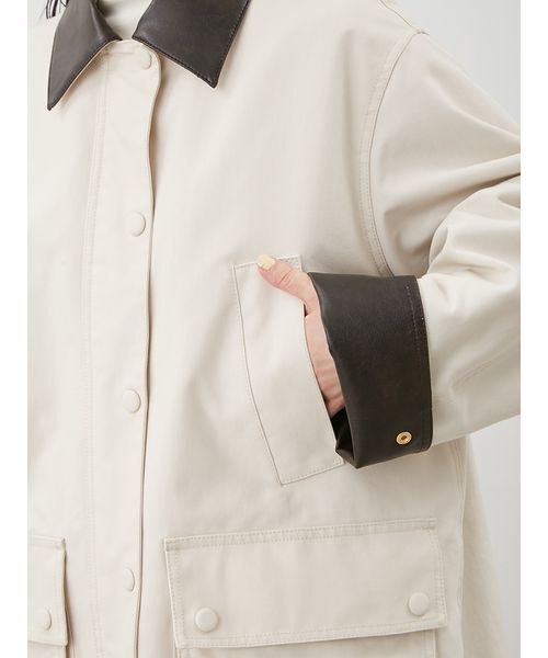 ハーフ丈ハンティングジャケット（ミリタリージャケット）｜Mila Owen