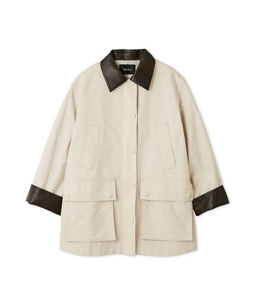 ハーフ丈ハンティングジャケット（ミリタリージャケット）｜Mila Owen