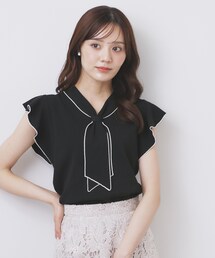 sheller♡ボウタイニットトップス sheller♡ボウタイニットトップス