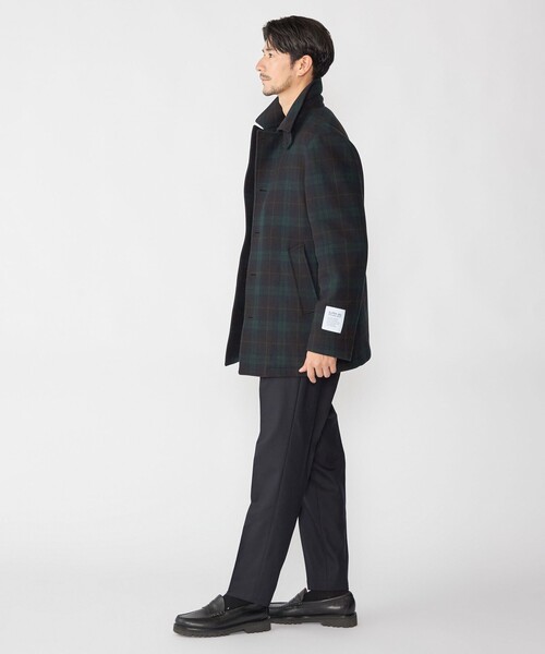 SHIPS（シップス）の「SHIPS: SHIPSタータン ピーコート（ピーコート・メンズ・ダークブルー・MEDIUM/LARGE/X-LARGE/SMALL）」の13枚目の写真