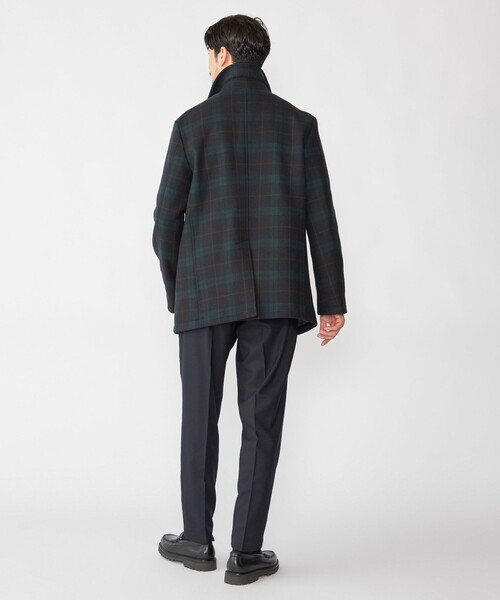 SHIPS（シップス）の「SHIPS: SHIPSタータン ピーコート（ピーコート・メンズ・ダークブルー・MEDIUM/LARGE/X-LARGE/SMALL）」の14枚目の写真