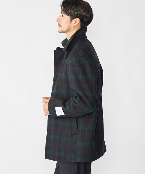 SHIPS（シップス）の「SHIPS: SHIPSタータン ピーコート（ピーコート・メンズ・ダークブルー・MEDIUM/LARGE/X-LARGE/SMALL）」の17枚目の写真