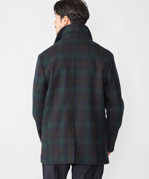 SHIPS（シップス）の「SHIPS: SHIPSタータン ピーコート（ピーコート・メンズ・ダークブルー・MEDIUM/LARGE/X-LARGE/SMALL）」の18枚目の写真