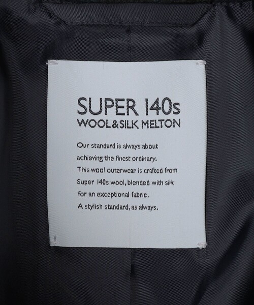 SHIPS（シップス）の「SHIPS: SHIPSタータン ピーコート（ピーコート・メンズ・ダークブルー・MEDIUM/LARGE/X-LARGE/SMALL）」の7枚目の写真