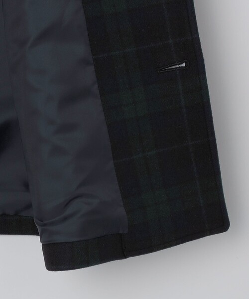 SHIPS（シップス）の「SHIPS: SHIPSタータン ピーコート（ピーコート・メンズ・ダークブルー・MEDIUM/LARGE/X-LARGE/SMALL）」の8枚目の写真