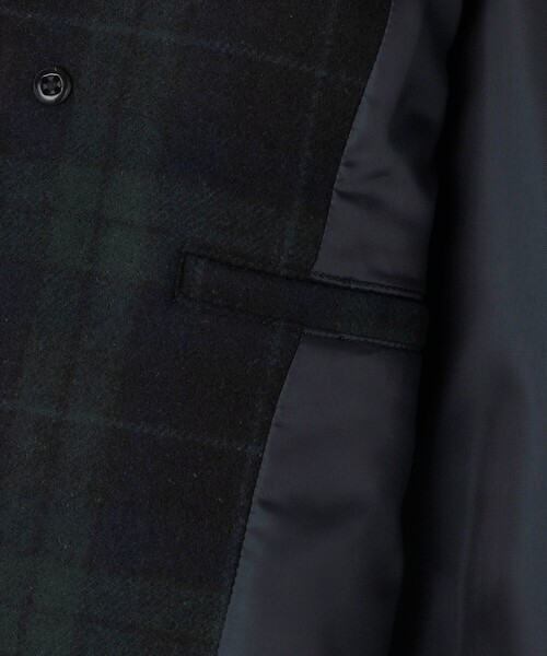 SHIPS（シップス）の「SHIPS: SHIPSタータン ピーコート（ピーコート・メンズ・ダークブルー・MEDIUM/LARGE/X-LARGE/SMALL）」の10枚目の写真