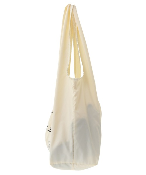 CLANE（クラネ）の「10TH LOGO ECO BAG（トートバッグ・レディース・アイボリー/チャコールグレー・FREE）」の4枚目の写真