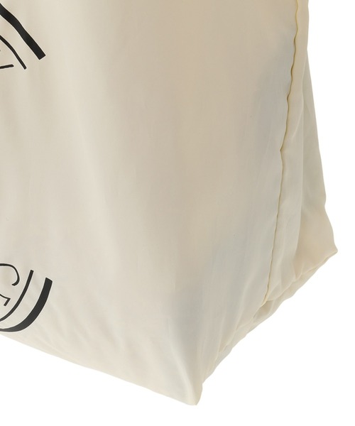 CLANE（クラネ）の「10TH LOGO ECO BAG（トートバッグ・レディース・アイボリー/チャコールグレー・FREE）」の7枚目の写真