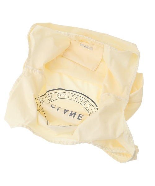 CLANE（クラネ）の「10TH LOGO ECO BAG（トートバッグ・レディース・アイボリー/チャコールグレー・FREE）」の9枚目の写真