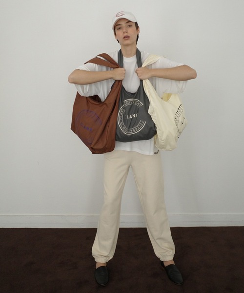 CLANE（クラネ）の「10TH LOGO ECO BAG（トートバッグ・レディース・アイボリー/チャコールグレー・FREE）」の3枚目の写真