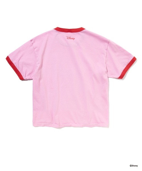 Disney(ディズニー)の「MINNIE MOUSE / RINGER T-SHIRT(Tシャツ/カットソー・メンズ・ピンク・S/M/SHORT)」の3枚目の写真