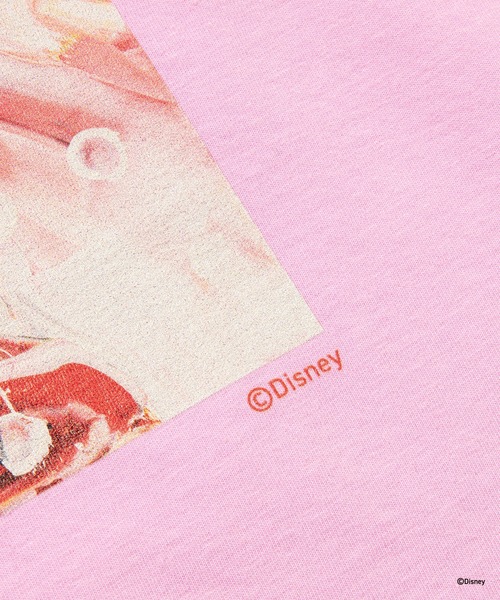 Disney(ディズニー)の「MINNIE MOUSE / RINGER T-SHIRT(Tシャツ/カットソー・メンズ・ピンク・S/M/SHORT)」の6枚目の写真