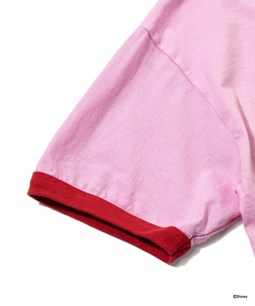 Disney(ディズニー)の「MINNIE MOUSE / RINGER T-SHIRT(Tシャツ/カットソー・メンズ・ピンク・S/M/SHORT)」の8枚目の写真