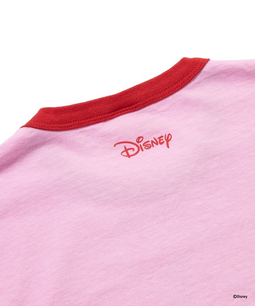 Disney(ディズニー)の「MINNIE MOUSE / RINGER T-SHIRT(Tシャツ/カットソー・メンズ・ピンク・S/M/SHORT)」の9枚目の写真