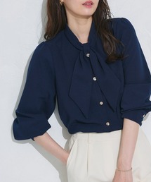 Pierrot（ピエロ）の「ボウタイデザインTブラウス（シャツ/ブラウス）」