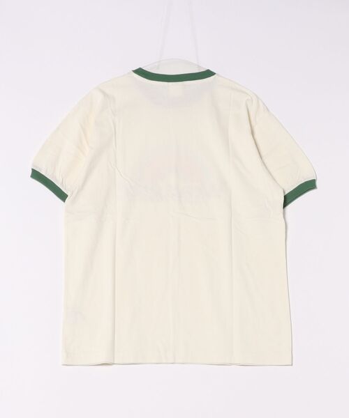 Wrangler(ラングラー)の「Wrangler / WRINGER TEE / WT5170(Tシャツ/カットソー・レディース・ネイビー/ブラウン/グリーン・LARGE)」の4枚目の写真